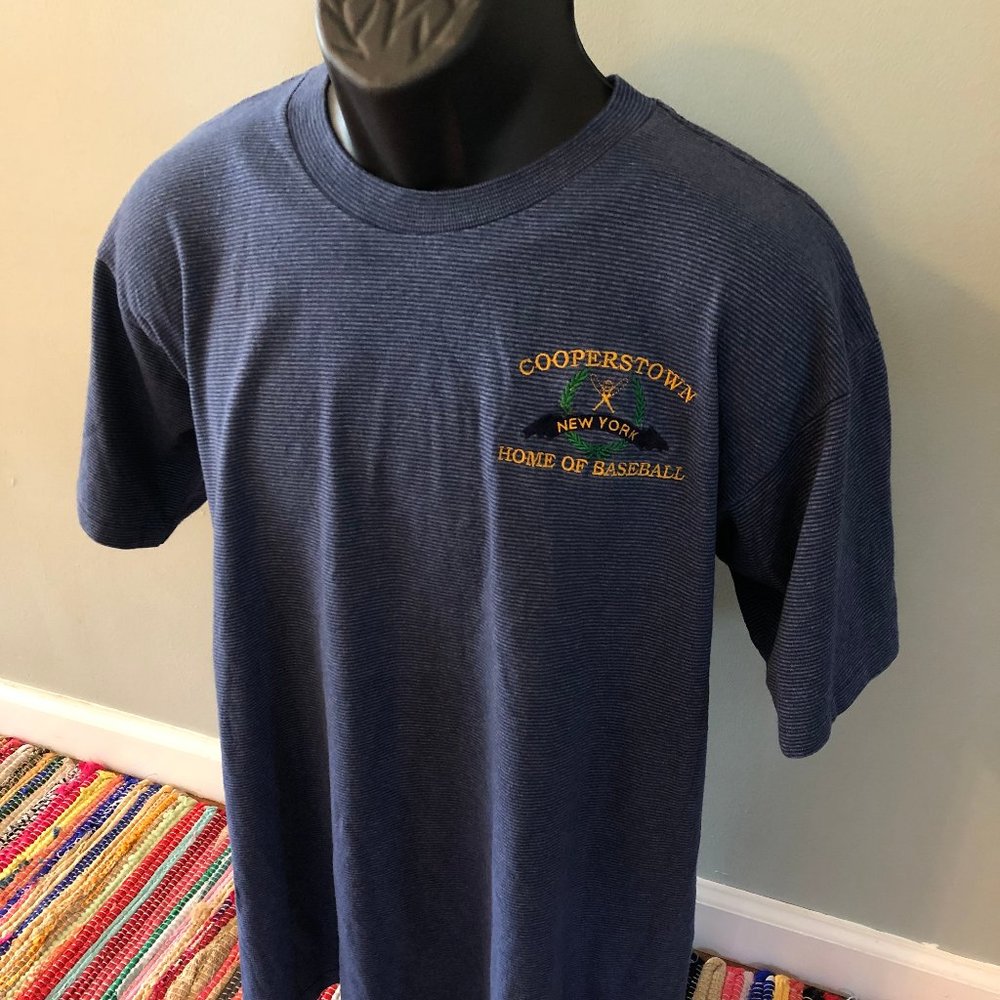 80s Cooperstown New York Home of Baseball Shirt XL